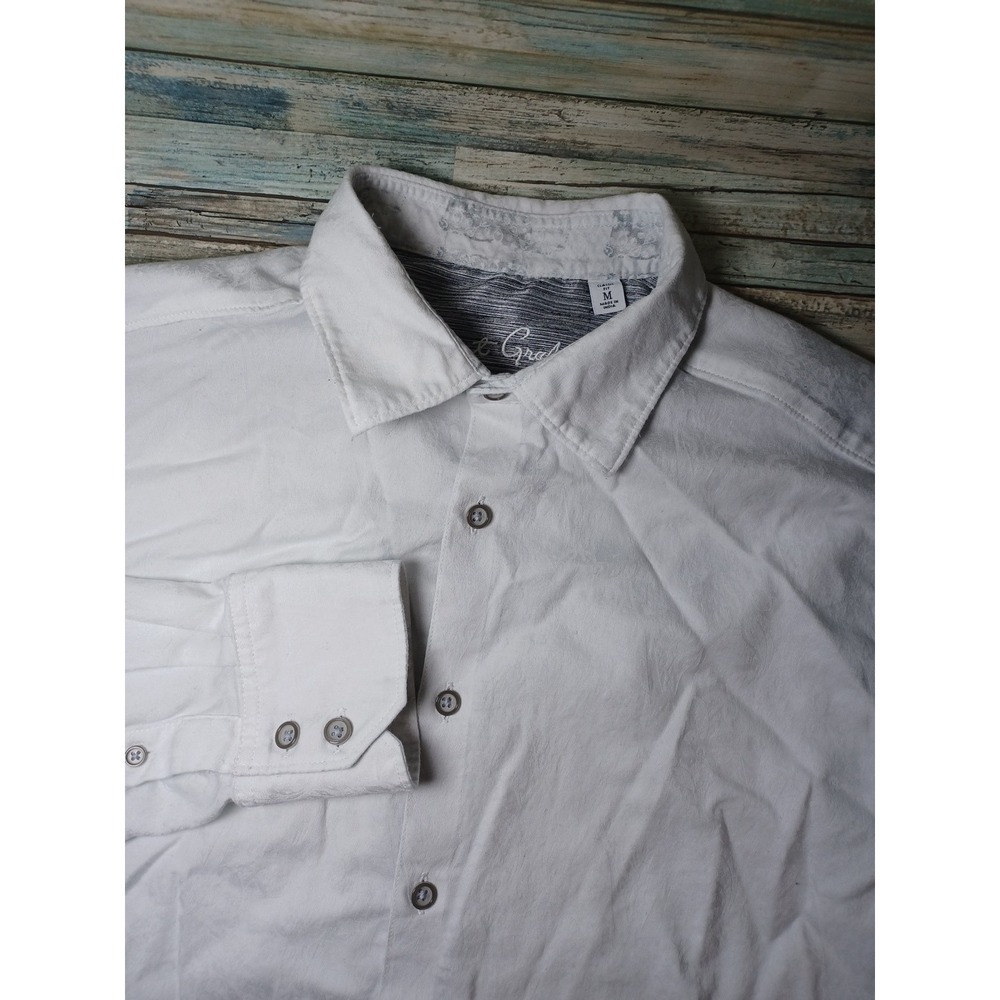 Robert Graham Mens Medium Classic Fit Long Sleeve Button-Down Paisley Pattern